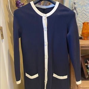 Talbots Navy Cardigan